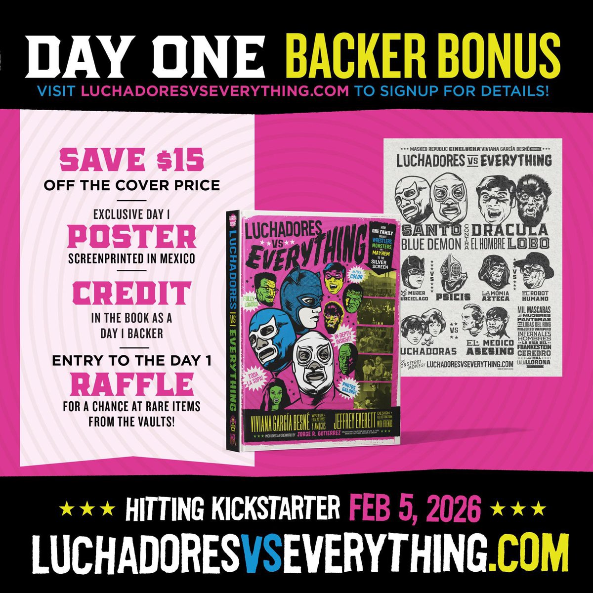 🖌️ <a href="/luchadoresvs/">luchadoresvseverything</a> Art Collaborator: Rafael Navarro - As many of you know, Santo &amp; Blue Demon didn’t just star in films, they also starred in comics.  Many of their film exploits lingered in the horror and sci-fi realms. Drawing inspiration from the classics and putting his own