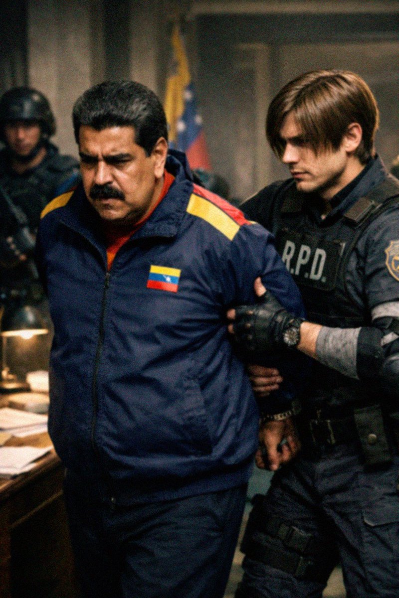 poliwa_93's tweet image. Se ha publicado la primera imagen de Nicolás Maduro siendo arrestado en el Palacio de Miraflores. 

El Gobierno de Estados Unidos envió a su mejor agente.
