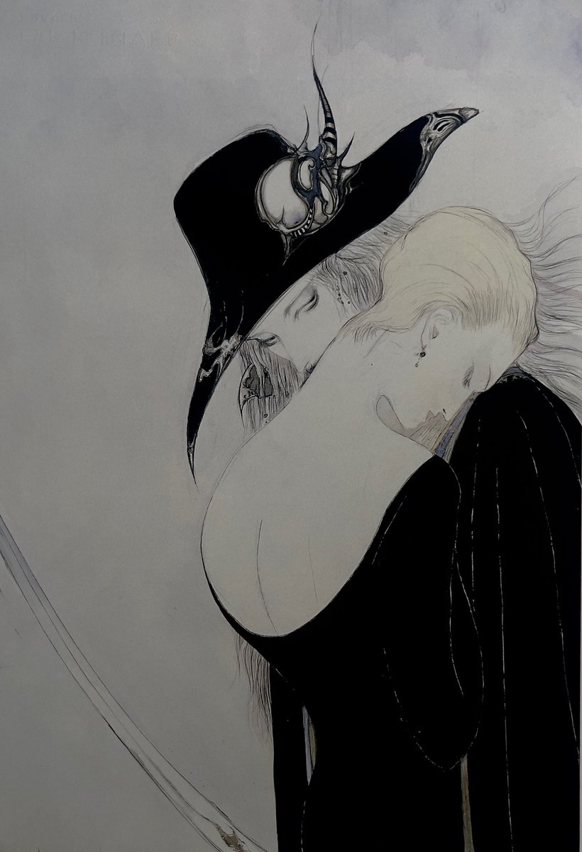 solisolsoli's tweet image. Nocturne, 1992, by Yoshitaka Amano