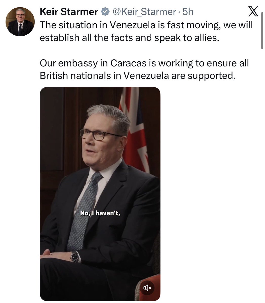 European weakness on full display by these horribly contorted responses from Merz, Macron and Starmer