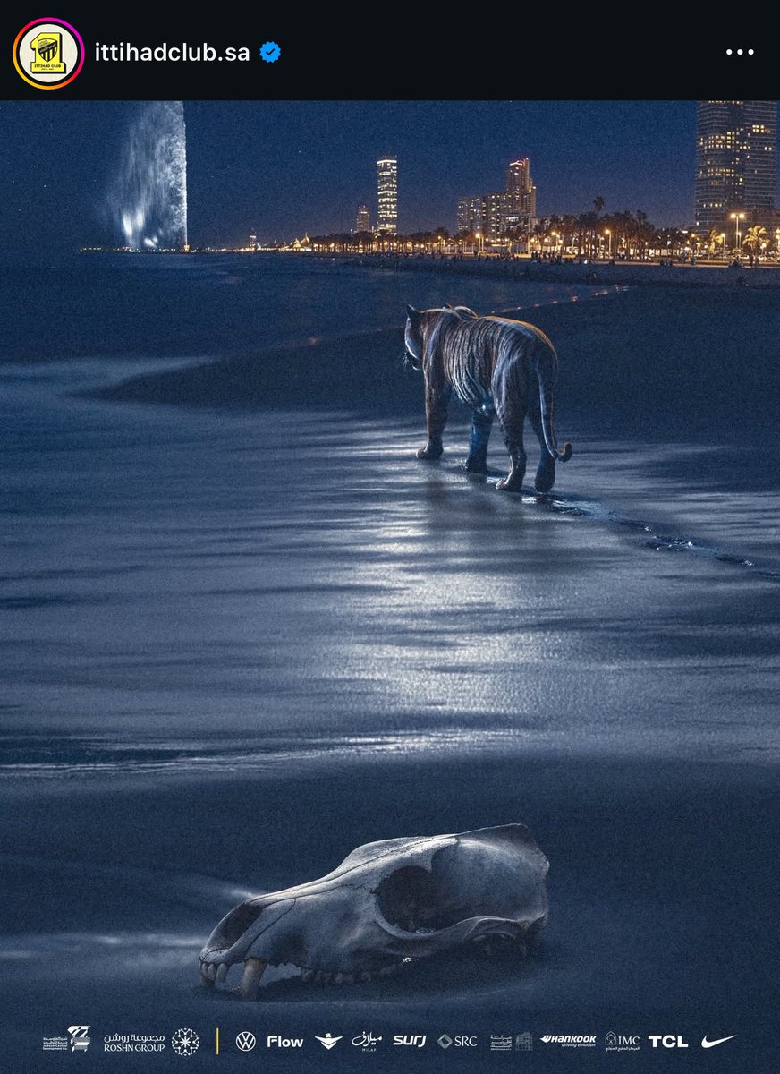 🚨🚨🚨🚨🚨🚨

نادي #الاتحاد يضع "جمجمة" ذئب على بحر جدة عبر #انستقرام 💀🔥🔥🔥🔥