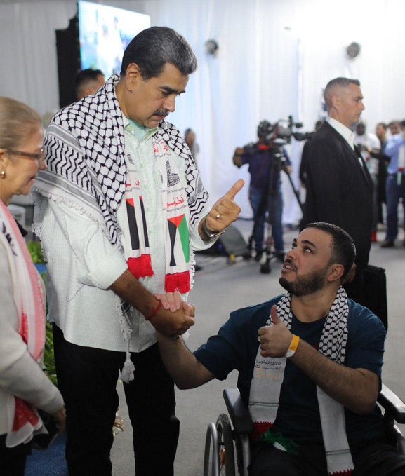 AbujomaaGaza's tweet image. This is why we, the Palestinians, are angry with the abduction of Maduro..