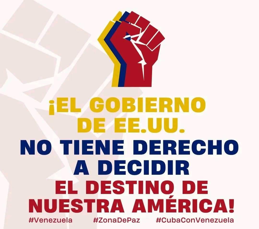 El Gobierno Revolucionario condena en los términos más enérgicos la agresión militar de Estados Unidos contra Venezuela, a la vez que reitera de forma categórica el absoluto respaldo y solidaridad de Cuba con la hermana República Bolivariana y su gobierno.