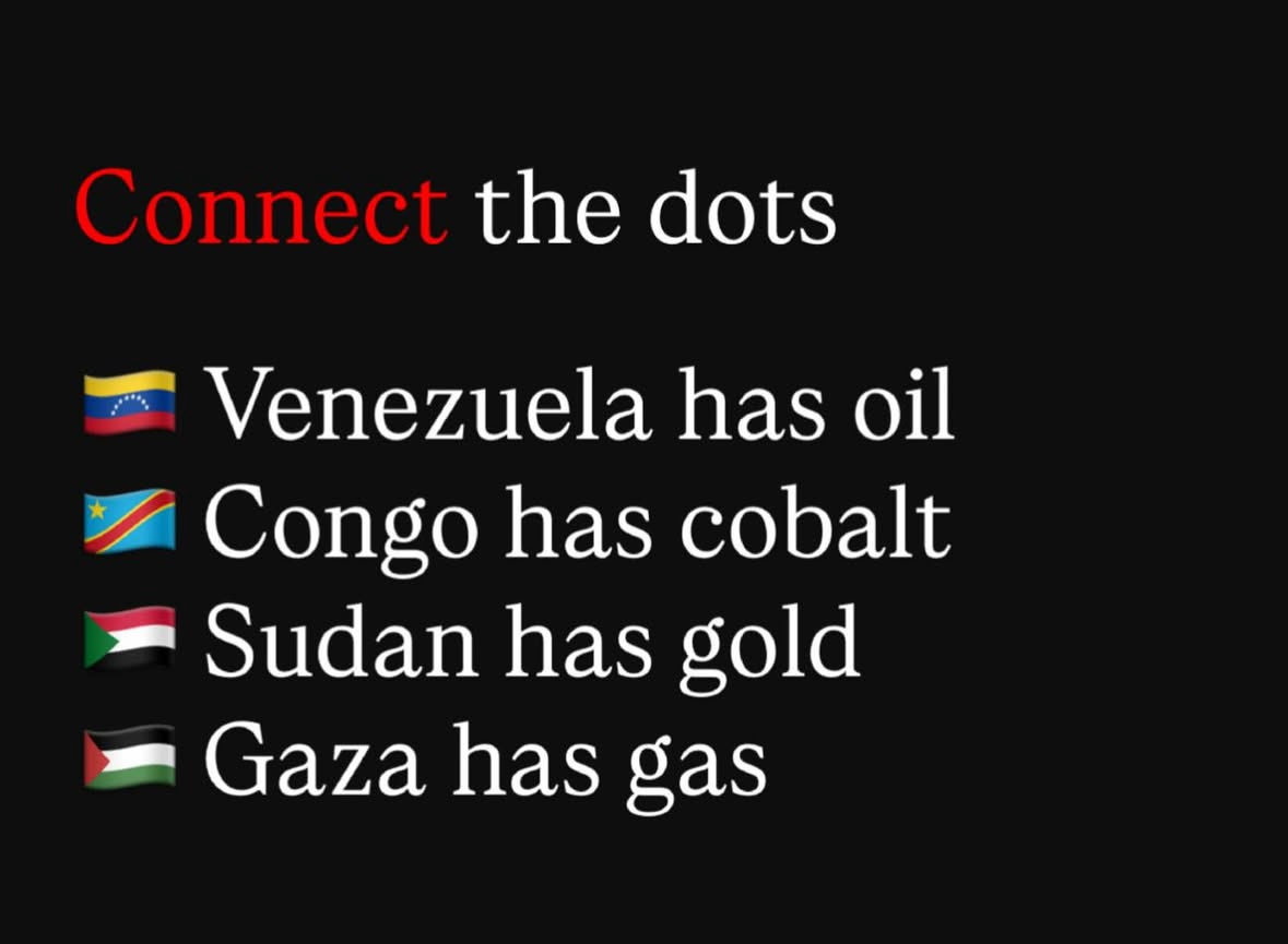 Funny how “freedom” keeps showing up wherever minerals live. “Foreign policy” looks a lot like a shopping list.