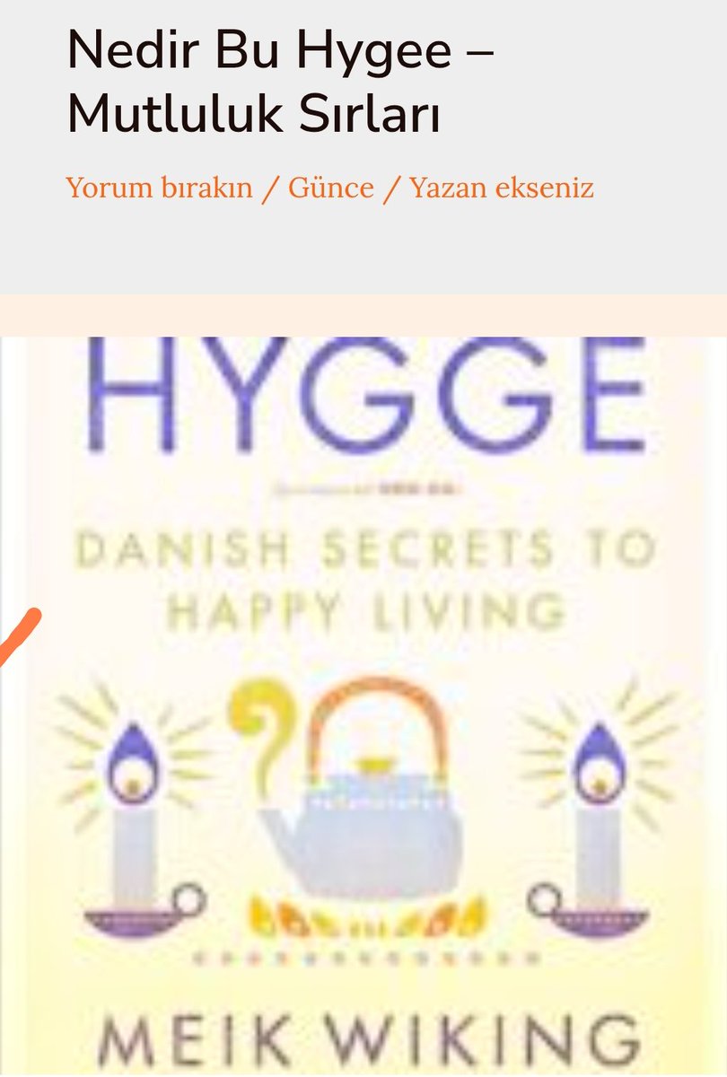 Kış mevsimi Danimarkalıların Hygge zamanı, yani huzur, keyif. Meik Wiking’in kaleme aldığı “Hygge, Danimarkalıların Mutluluk Sırları” kitabıyla kendi mutluluk sırlarımızı keşfetmeye ne dersiniz? Yeni yazımız
ekseniz.com/nedir-bu-hygee…
#mutluluk #hygee #mutluluksırları #kitap #kış