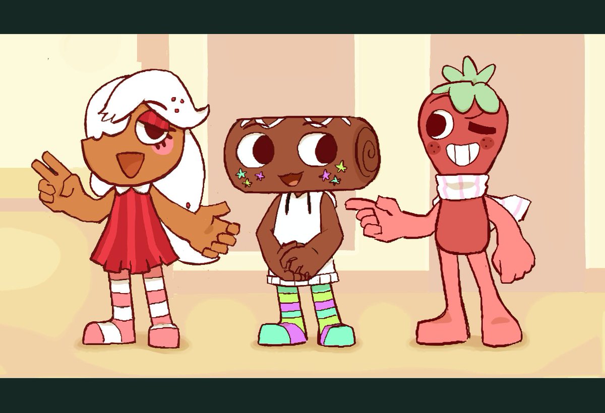 Mikaguto's tweet image. pastry cousins + sprout #dandysworld