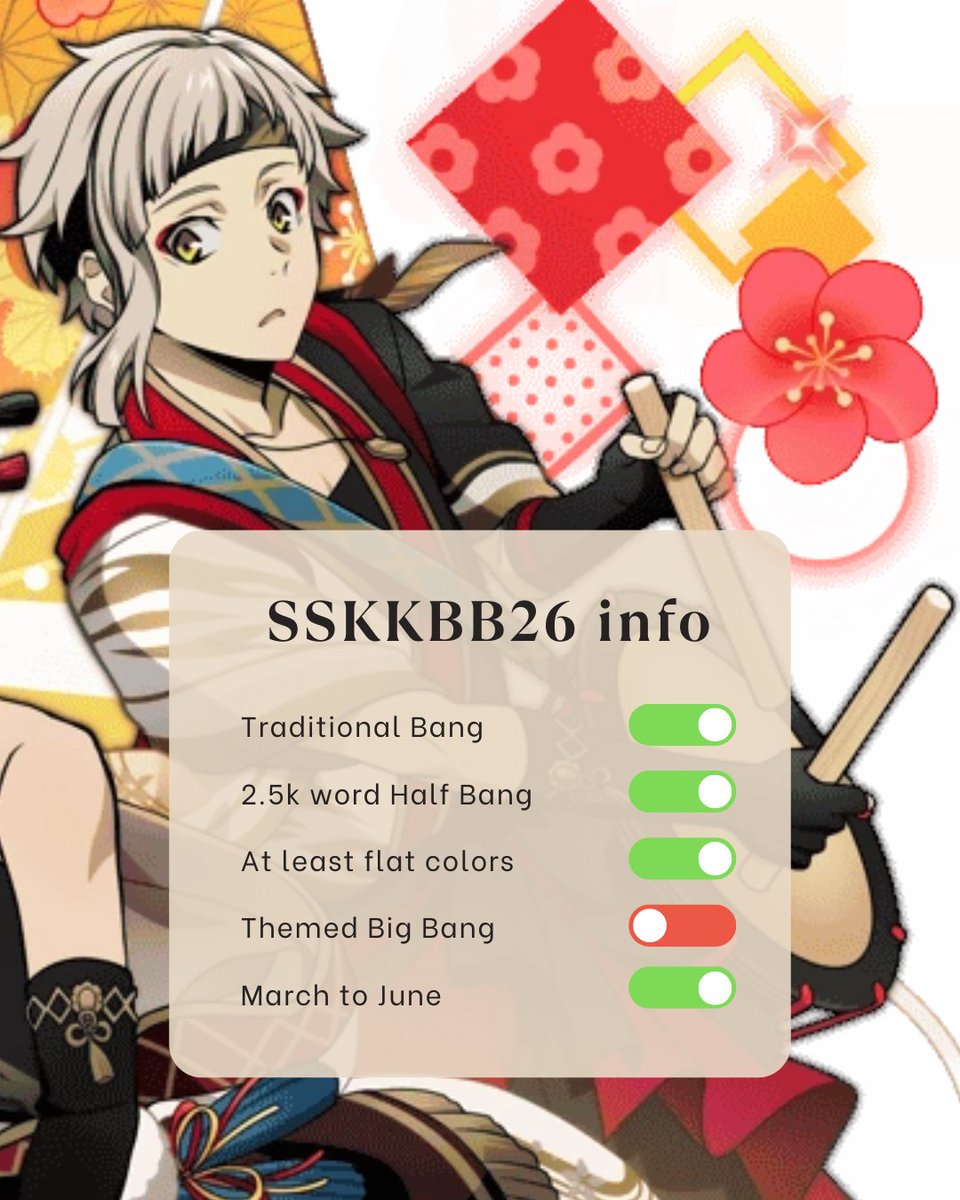 The results of the SSKKBB26 interest check are here! See the breakdown on tumblr here: tumblr.com/sskkbigbang/80…