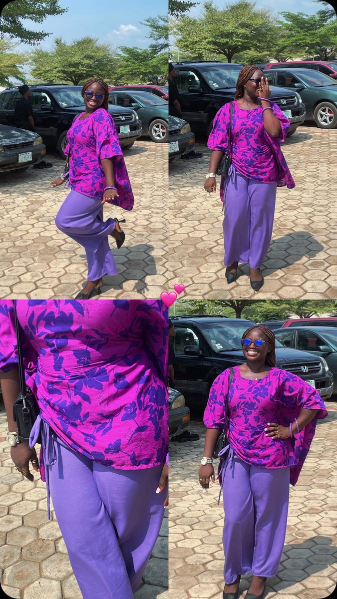 Oluwadamiipe's tweet photo. CA’26💜
And my highlight is I made my 2 piece🥹 https://t.co/MZu9zfo1as