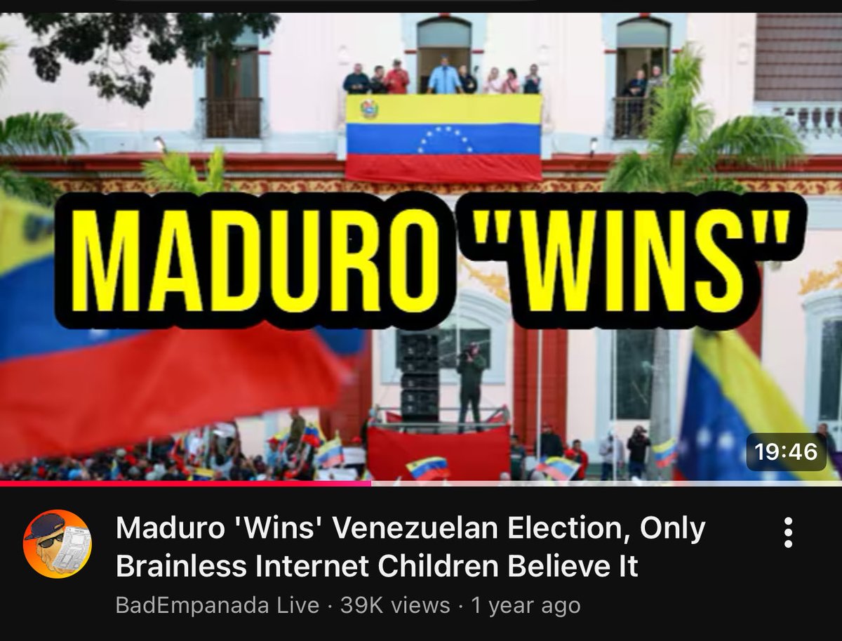Reminder that Bad Empanada called Maduro a Dictator &amp; accused him of mass murdering and disappearing Venezuelans… this is “regime change” propaganda, no different than Mamdani taking the Miami Baptism by Jorge Ramos.