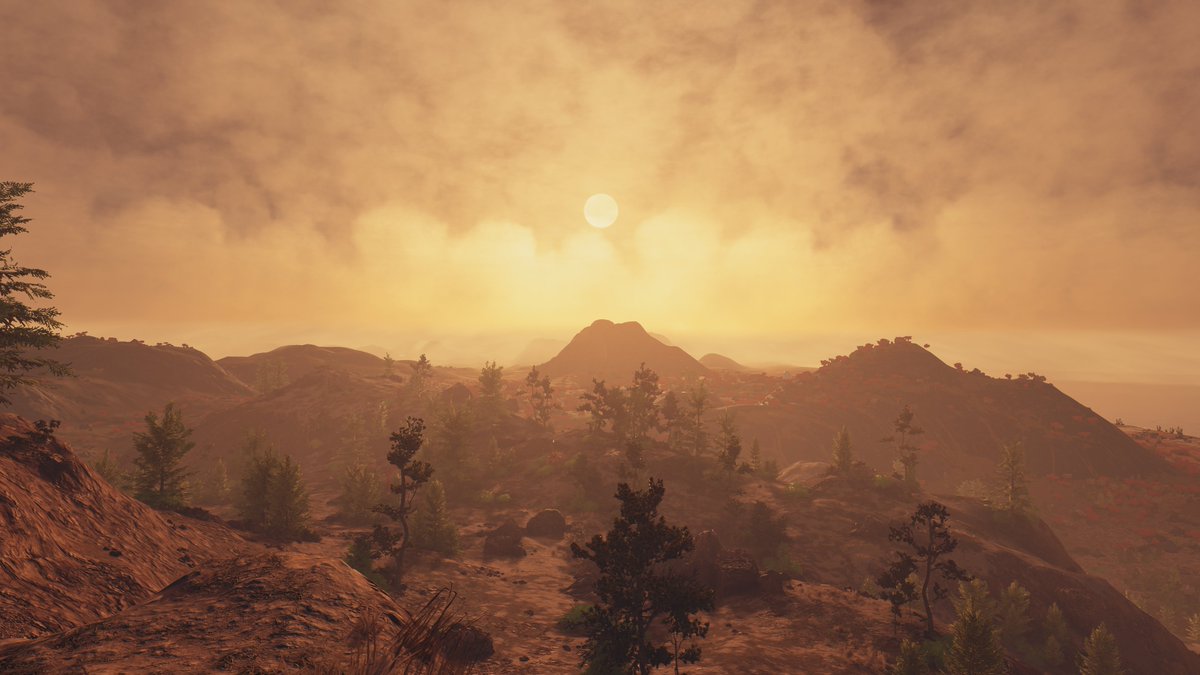 Staking a claim at first light. It’s quiet now, but soon this place will hum with life. A cold start for a new home. #StarbornSaturday #Starfield