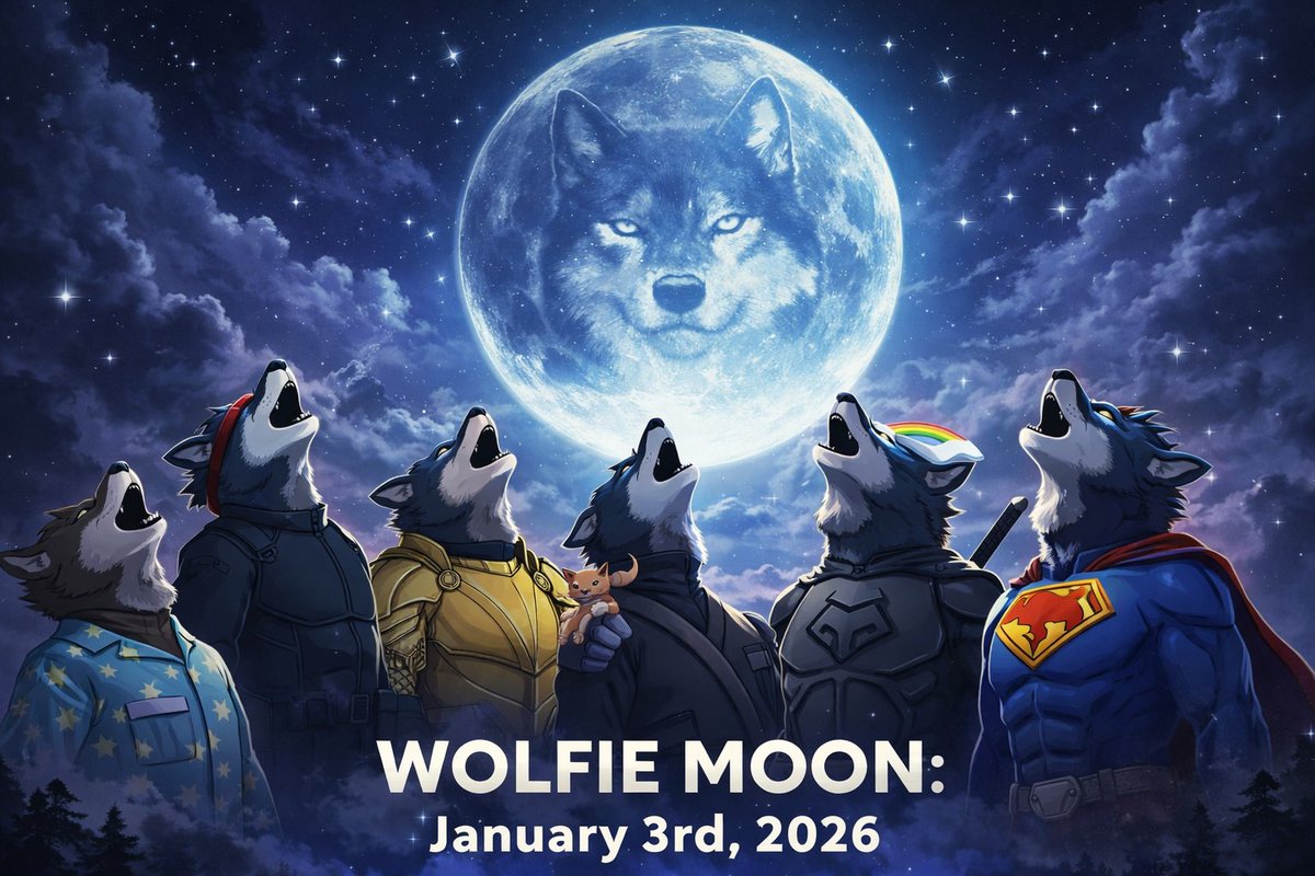 SmurfMetaX's tweet image. Tonight’s the WOLFIE Supermoon 🌕🐺
Step outside, find a darker spot, and look up — big, bright, and howling-worthy. No more supermoons till November, so don’t miss it! #AWOO 
@wolfswapwolfies