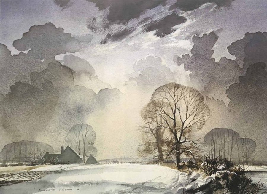 Other work of the Ladybird artists. 
Winter Landscape 
Artist: Rowland Hilder