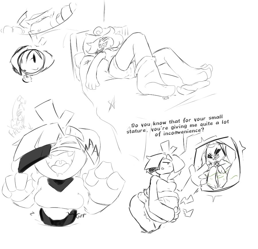 Small Muka Sketch 
"I think you will have another full-fledged drawing with me in the near future."