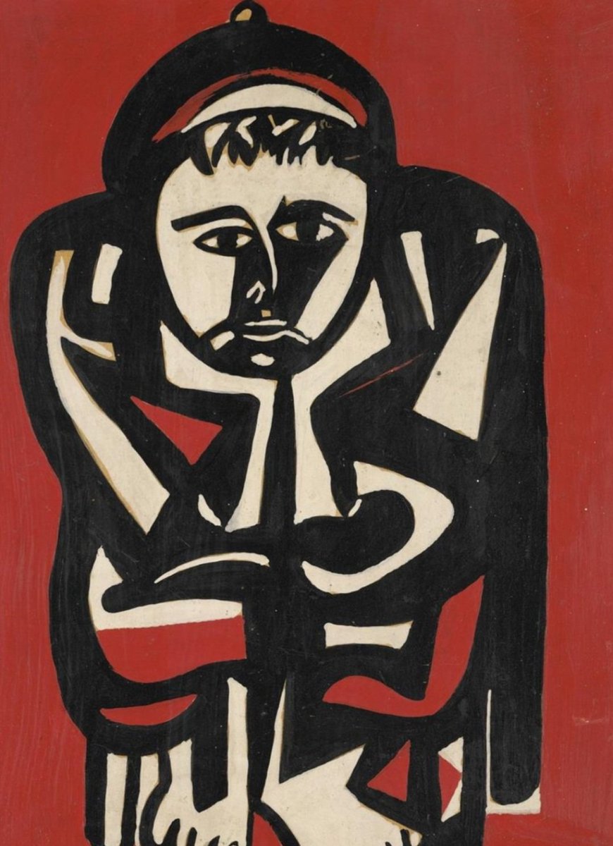 "Bir kere sanatla tanıştı mı insan artık hiçbir şeye eskisi gibi bakamaz." der Van Gogh

Bedri Rahmi Eyüboğlu’nun Efkârlı tablosu, benim için bu sözün en güçlü karşılıklarından biridir. Tabloda yalnızca bir yüz ya da bir hâl yoktur, bakana geçen bir duygu, içe çöken bir sessizlik