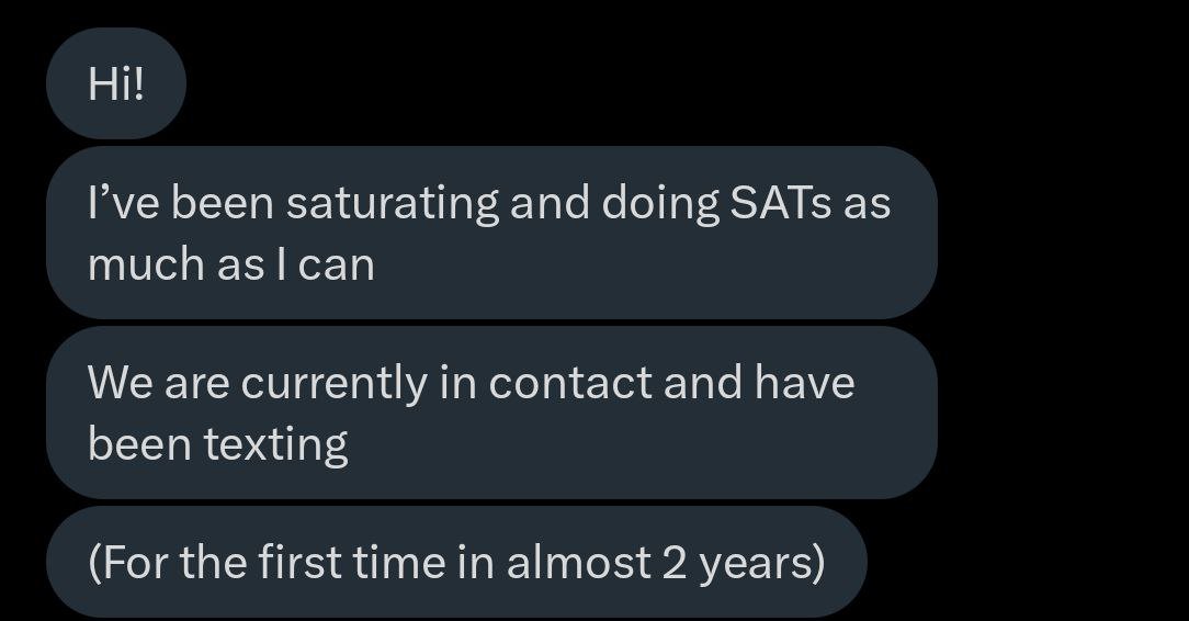 bosonguy01's tweet photo. ✧˖°. SP SUCCESS STORY ✧˖°.
“They always come back” is a well proven theory now. She manifested contact from her SP after a no contact period of two freaking years which isn’t a joke btw. For anyone struggling right now take this as a reminder that anything is possible. https://t.co/rEplWBYIRu
