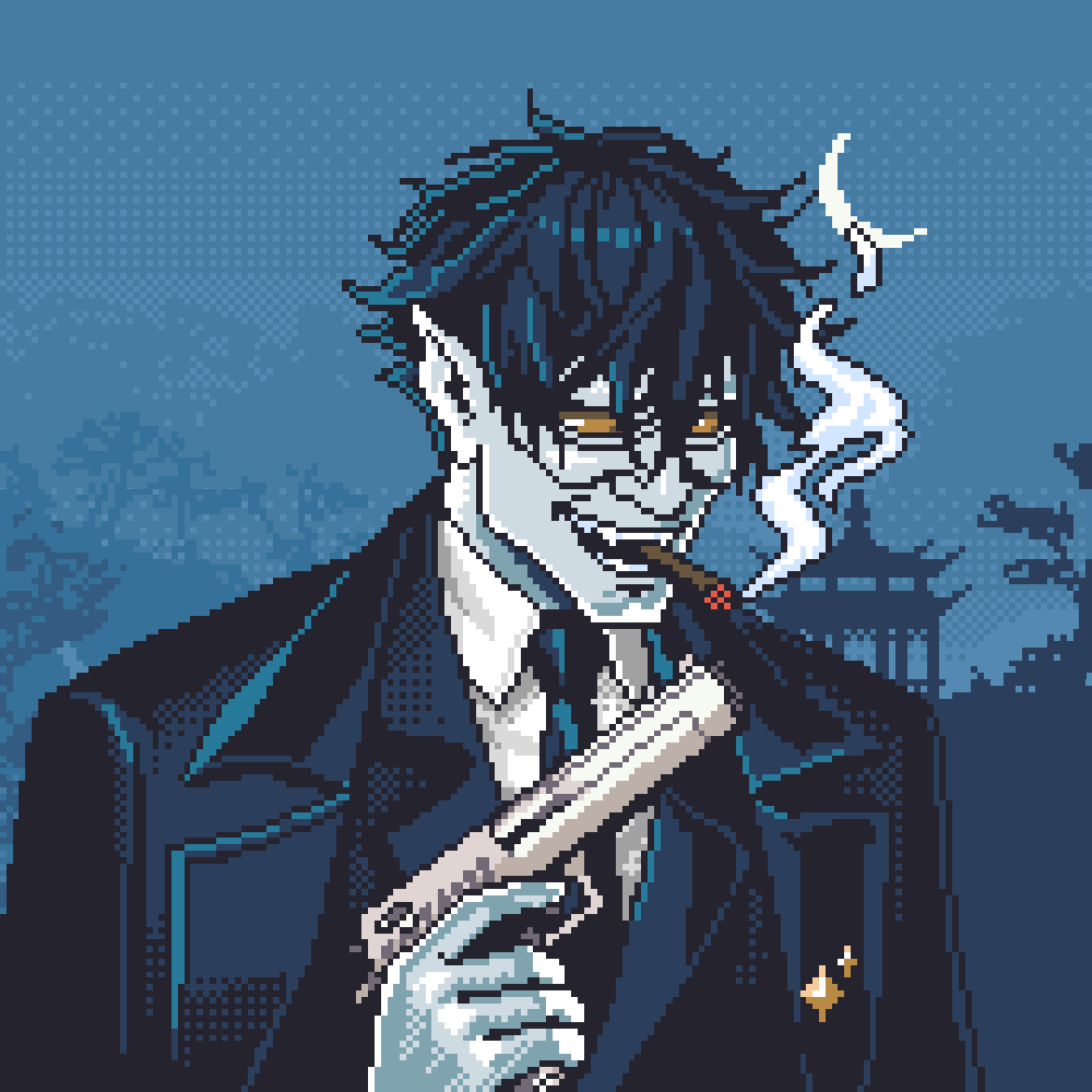 Take some time for this masterpiece.

<a href="/YokaiSyndicate/">Yokai Syndicate</a>