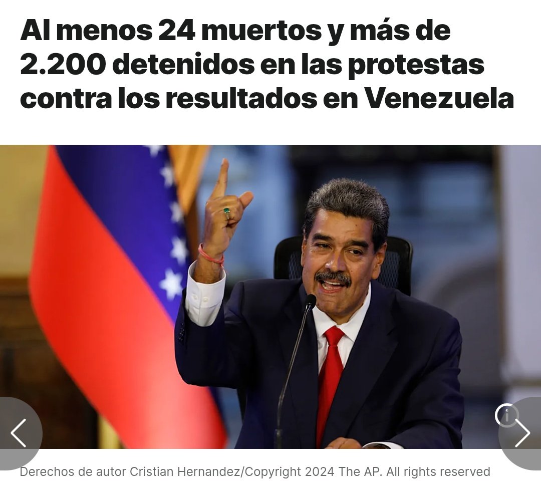 Amyunleashed7's tweet image. "No era necesario que Trump se meta, el propio pueblo pudo y debió sacar a Maduro pacíficamente"

Lo que pasó la última vez que el propio pueblo intentó sacar a Maduro :