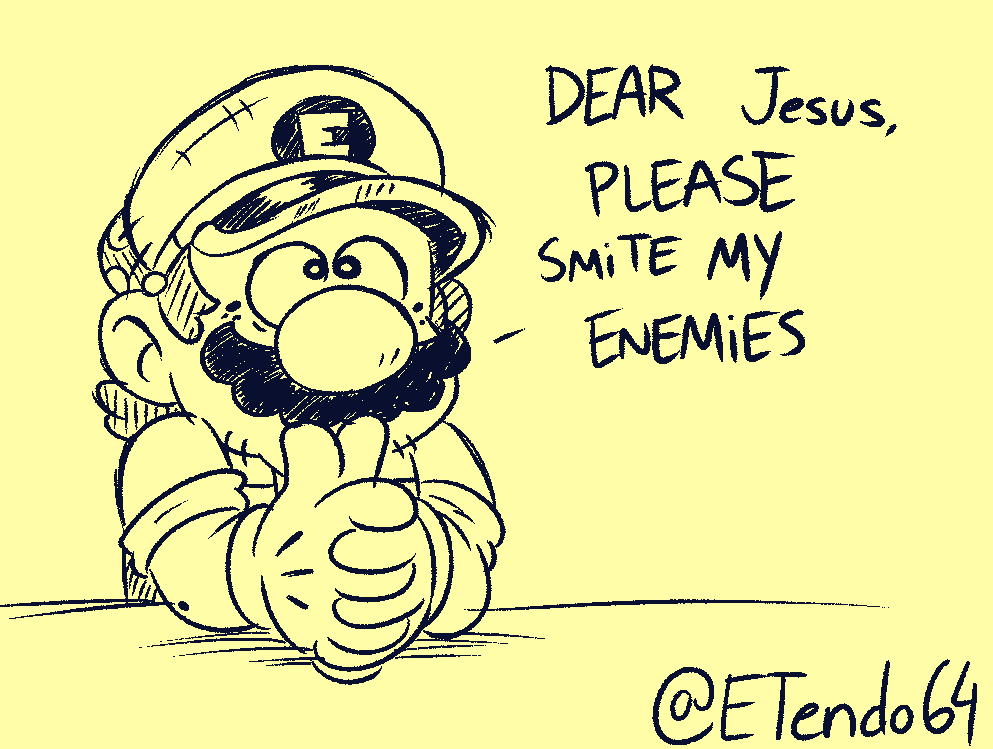 ETendo64's tweet image. my first actual drawing of 2026!!