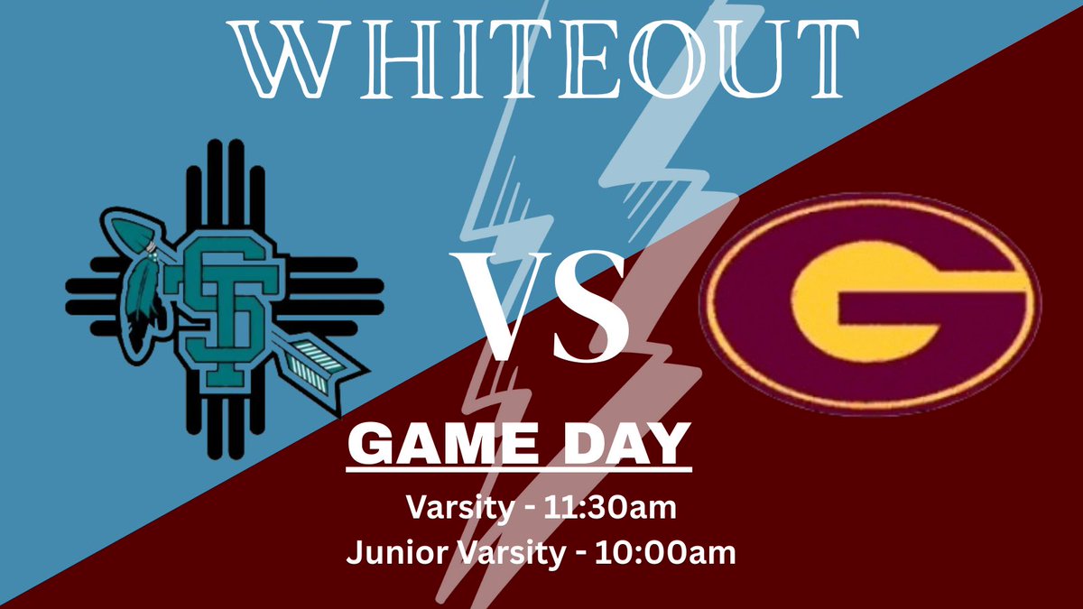 Come on out this morning and support your Desert Warriors as we take on Gadsden Panthers. Let’s white out the gym by making sure you wear anything ST that is white.
