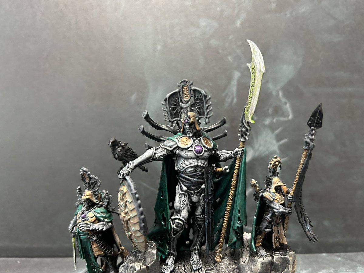danwrightaos's tweet image. Finished up special k big bad kat today! Really cool model too work on! And now means I’ll be able to run a non Nagash OBR army