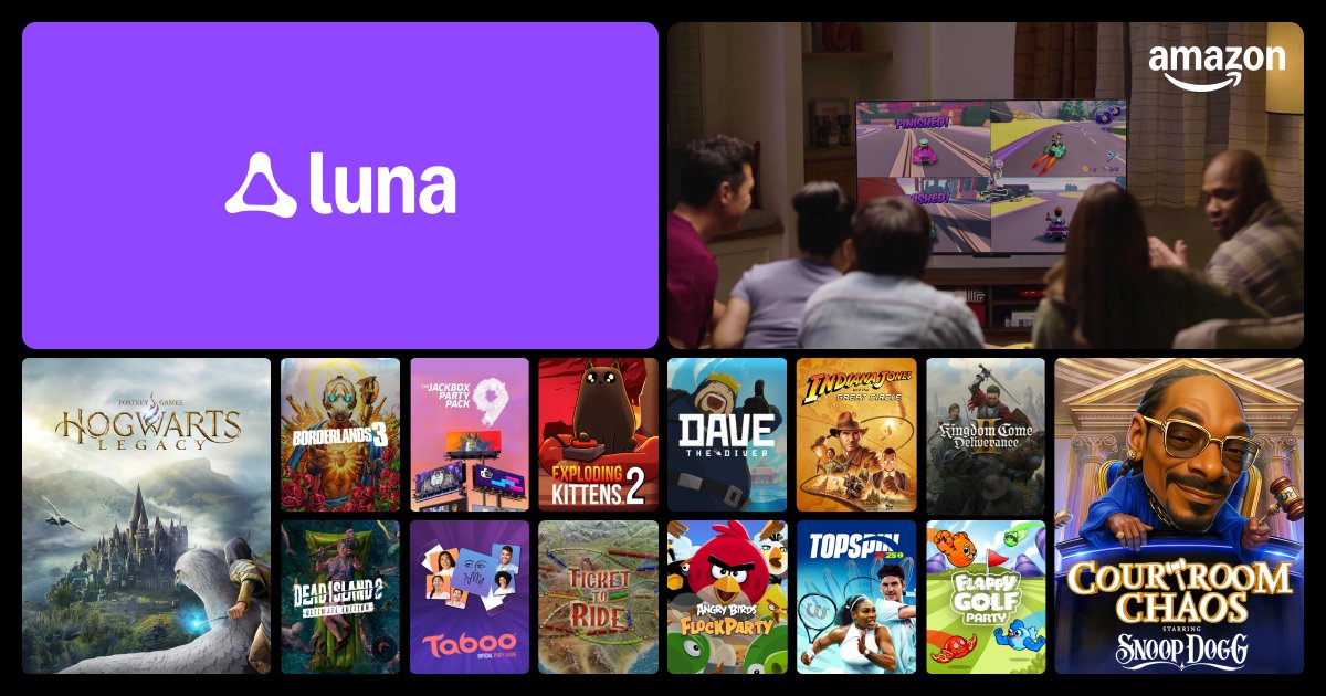 🎮 Amazon Prime Members — Did you know your membership includes access to Amazon Luna? To get the most out of Luna, you need fast, reliable internet—that’s where Mid Century Fiber comes in! 🚀 We deliver the speeds you need for smooth gaming.
amzn.to/4quBmqT