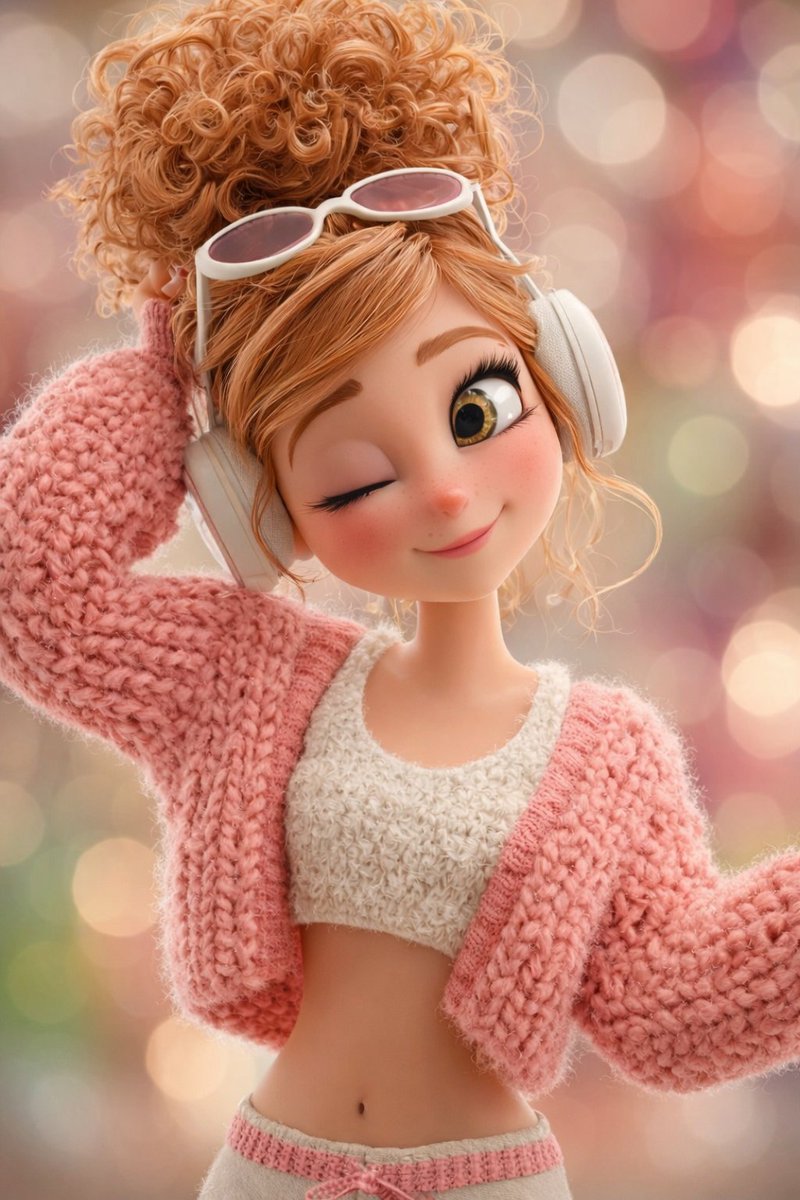 Weekend Vibes: Whimsical 3D Characters in Pastel Dreams
