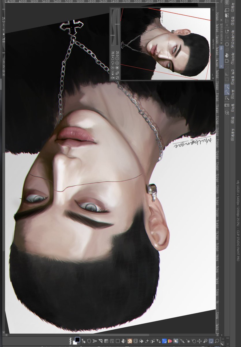 #oc #wip 
어차피 완성 못 할 것 같은 빡빡이만두귀라