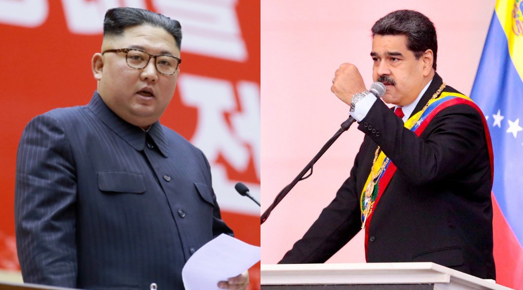 MeghUpdates's tweet image. 🚨 BIG BREAKING 

Kim Jong-un WARNS the United States amid the Venezuela crisis, calling Nicolás Maduro his “friend” and demanding his IMMEDIATE RELEASE, saying:
“Release my friend or this oppression will lead to a WORLD WAR.”