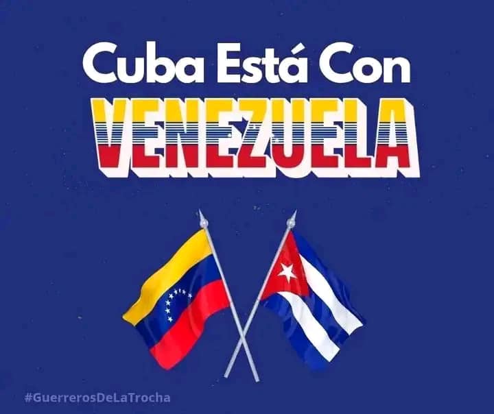 #Encrucijada
#AnapCuba
Desde Encrucijada los campesinos de la CCS Manuel Fajardo, condenamos enérgicamente el vil ataque de EEUU a nuestra hermana nación de Venezuela y le decimos al presidente Nicolás Maduro y a su pueblo que estamos con ellos !💪
🇻🇪🇨🇺♥️🇻🇪🇨🇺♥️🇻🇪🇨🇺♥️
🇻🇪🇨🇺♥️ 🇨🇺🇻🇪