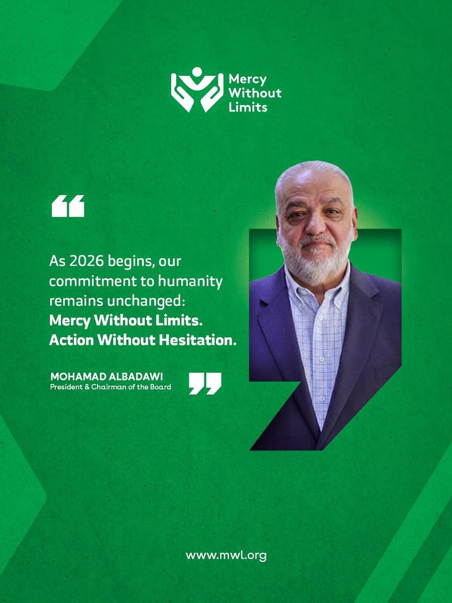 MWlimits's tweet image. As we enter a new year, our President reflects on the values that guide our work and the responsibility we carry toward the communities we serve every day.
#MWLimits