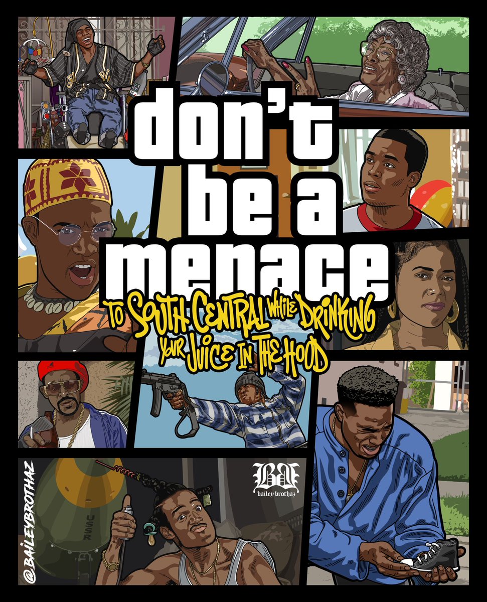 DON’T BE A MENACE to south central while drinking your juice in the hood, The Game, what character yo playin as ??