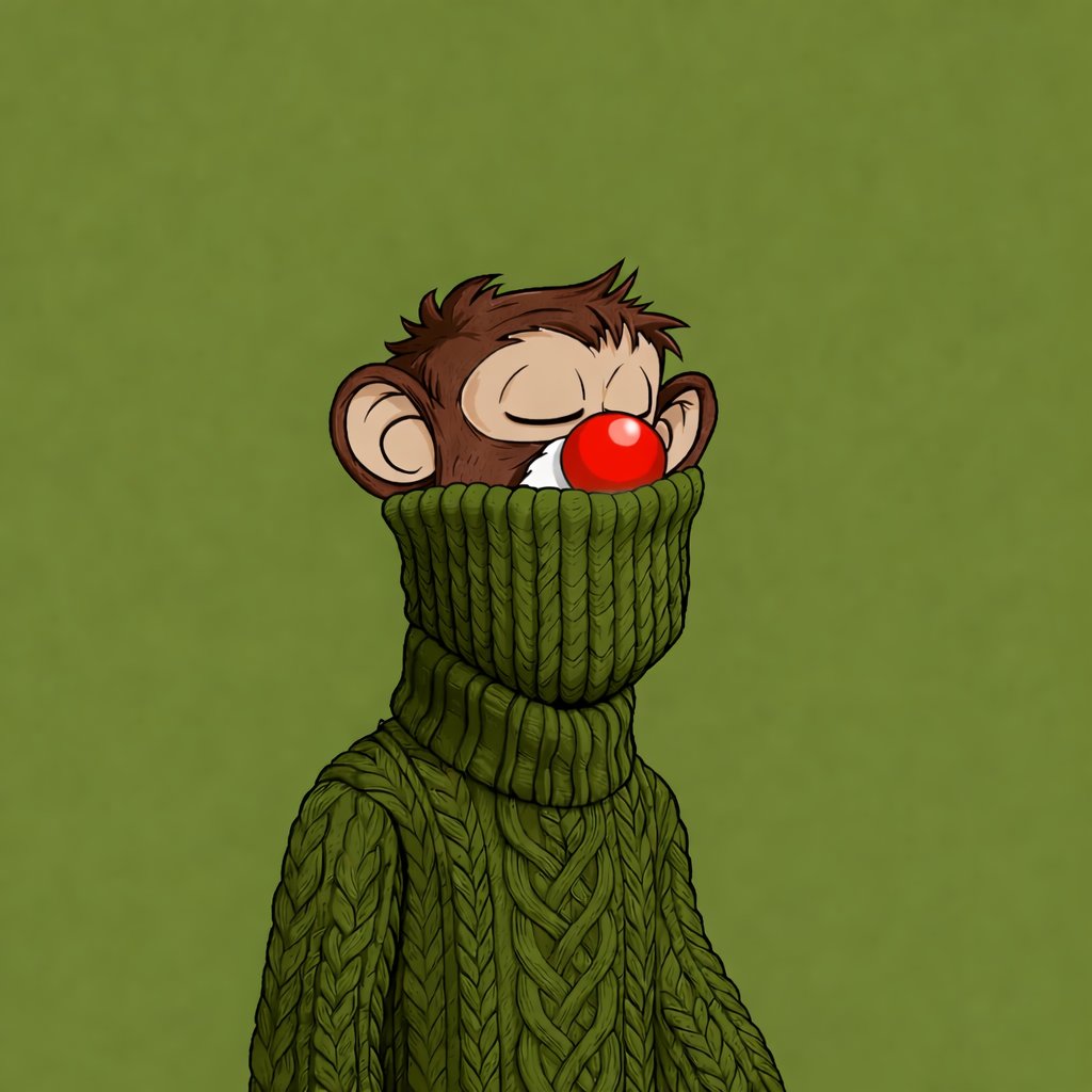 acarch2's tweet photo. It is getting cold in NYC.
My nose came in the way! I tried! π₯²
Green Sweater Gang Unite!
@crispsy @SloppyApeYC #SAYC #chatgpt https://t.co/YZIZ1xueEz