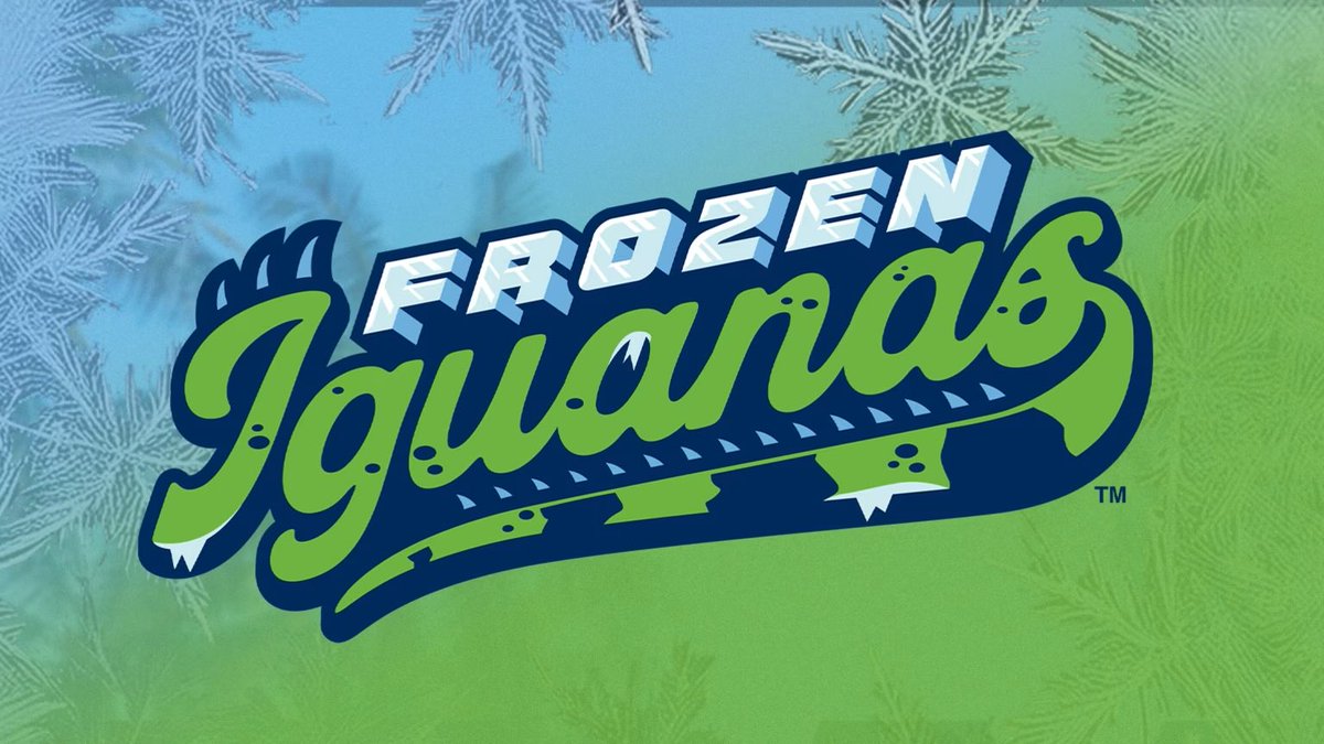 MiLBPromos's tweet photo. You think it’s cold now? Just wait until the Palm Beach Frozen Iguanas take the field!!

See the @GoPBCardinals at @RDCstadium in this brand new identity for 12 Saturdays in 2026!

📰 https://t.co/fMiEoLmvT9 https://t.co/hfnvyo14IP