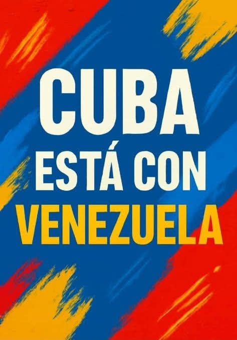 Es inadmisible la ingerencia. Es intolerable la injusticia. #Cuba y #venezuelalibre siempre unidos.