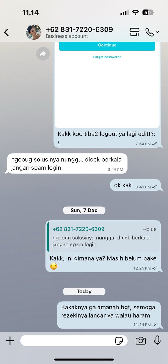 kukiranura's tweet image. Mau infoin aja, jangan mau sama akun yg pake nomor ini ya, penipu #zonauang