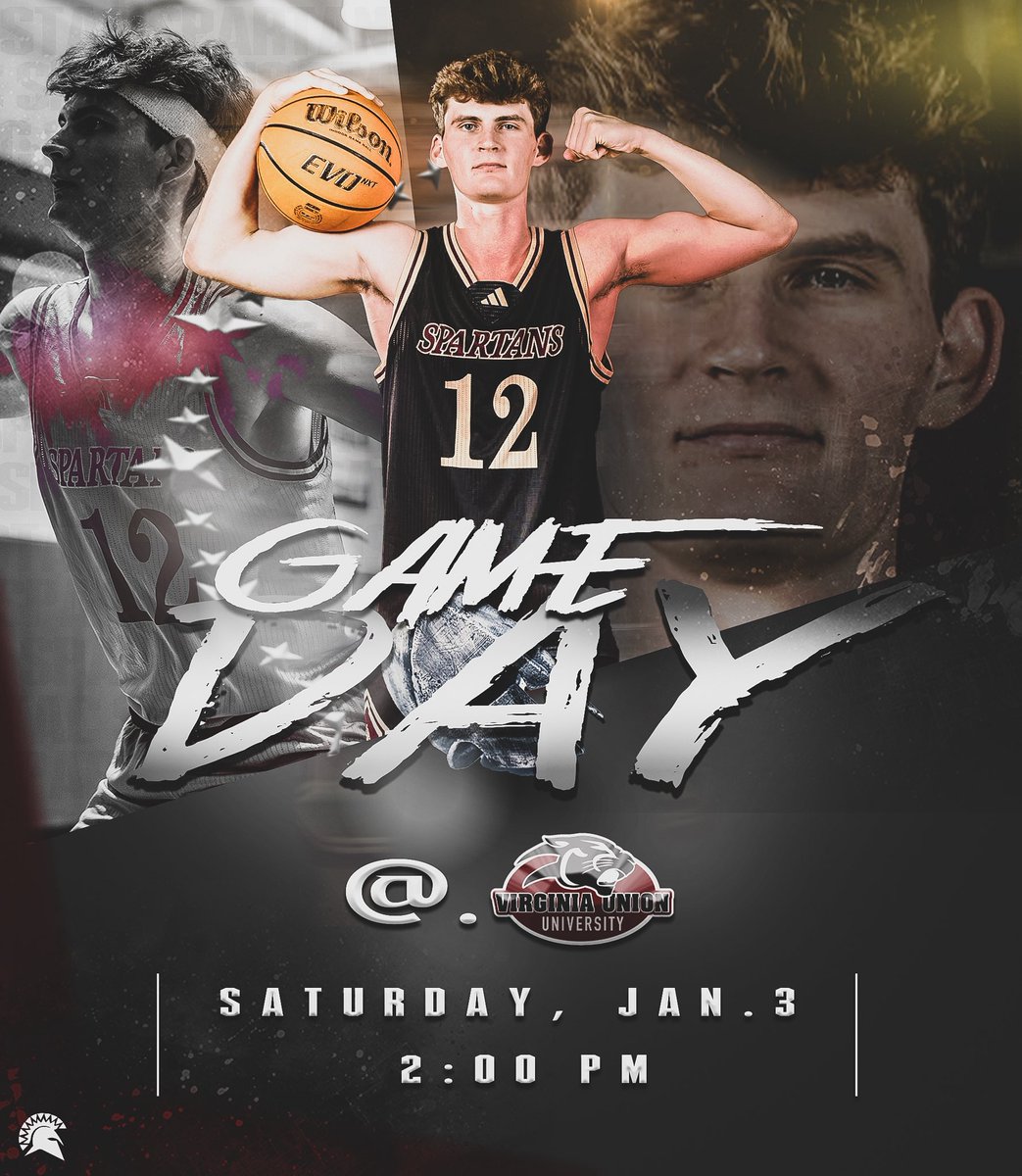 STACBasketball's tweet image. FIRST OF THE NEW YEAR 🔥

🆚: Virginia Union University
⏰: 2:00 PM
📍: Richmond, VA
📺: CIAA Sports Network

#Spartans | #ByAnyMeans