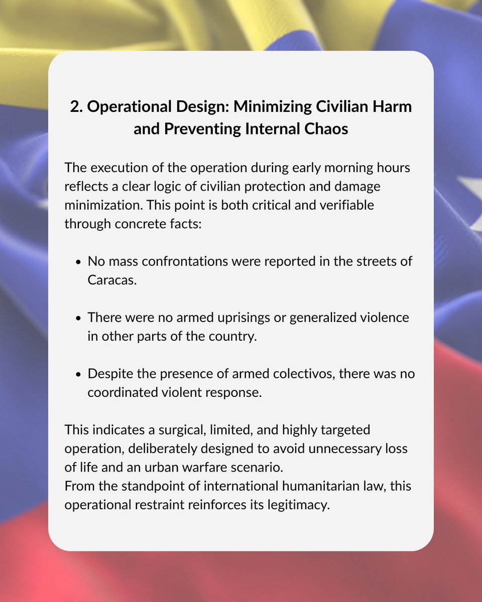 marcelaprietobo's tweet photo. Venezuelan sovereignty is not being redefined; it is being restored. This is not an occupation, a war, or a political imposition.

It is the defense of the democratic order that Venezuelans already chose and that the international community is now called upon to protect. https://t.co/4thTRiBsRR