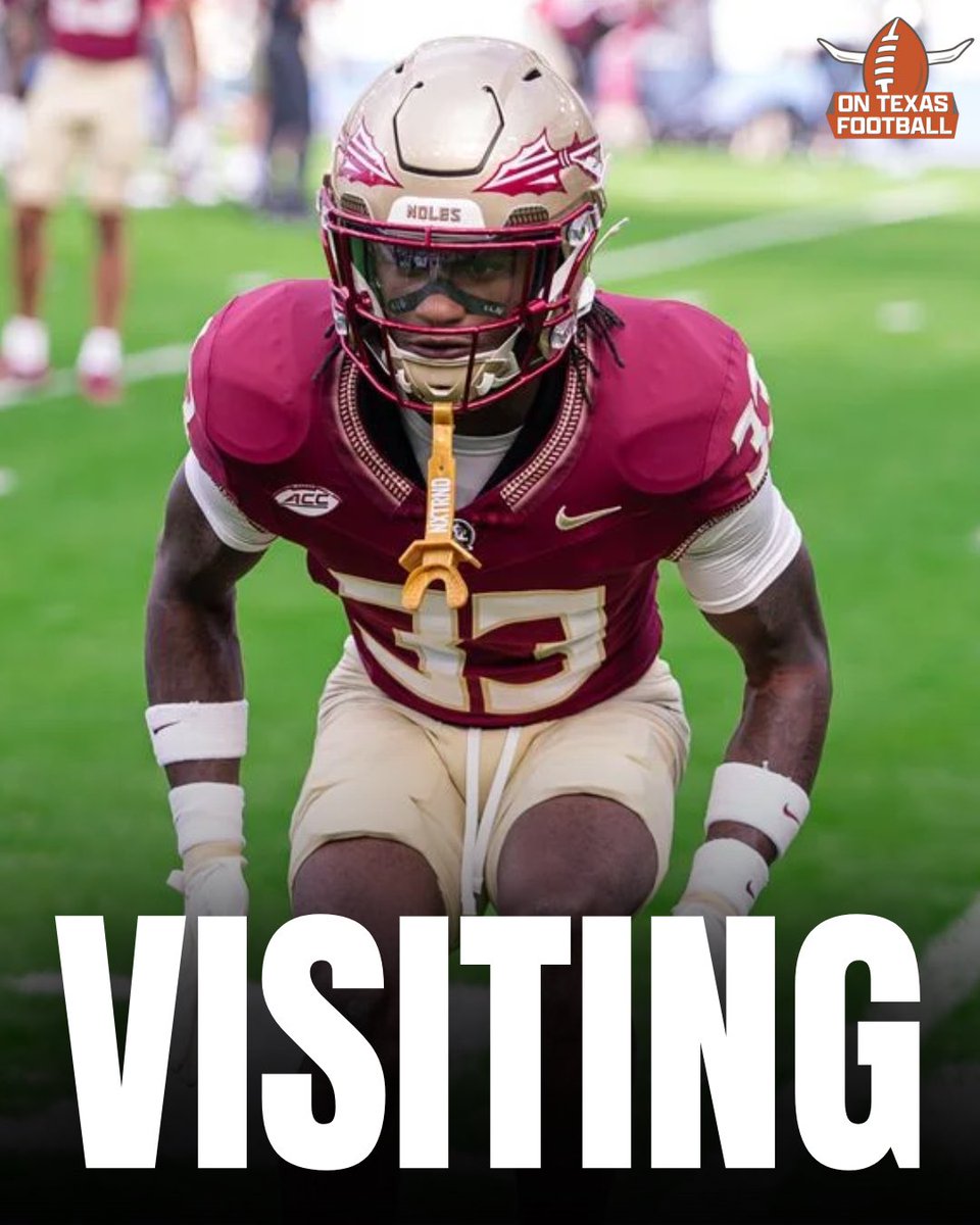 ontexasfootball's tweet photo. BREAKING: FSU transfer safety Edwin Joseph is currently on campus at #Texas for a visit.
Joseph has garnered interest from Texas A&M, Georgia, and Mississippi State as well.
More at https://t.co/GbCUgmxW1K https://t.co/QiiNPZc48C