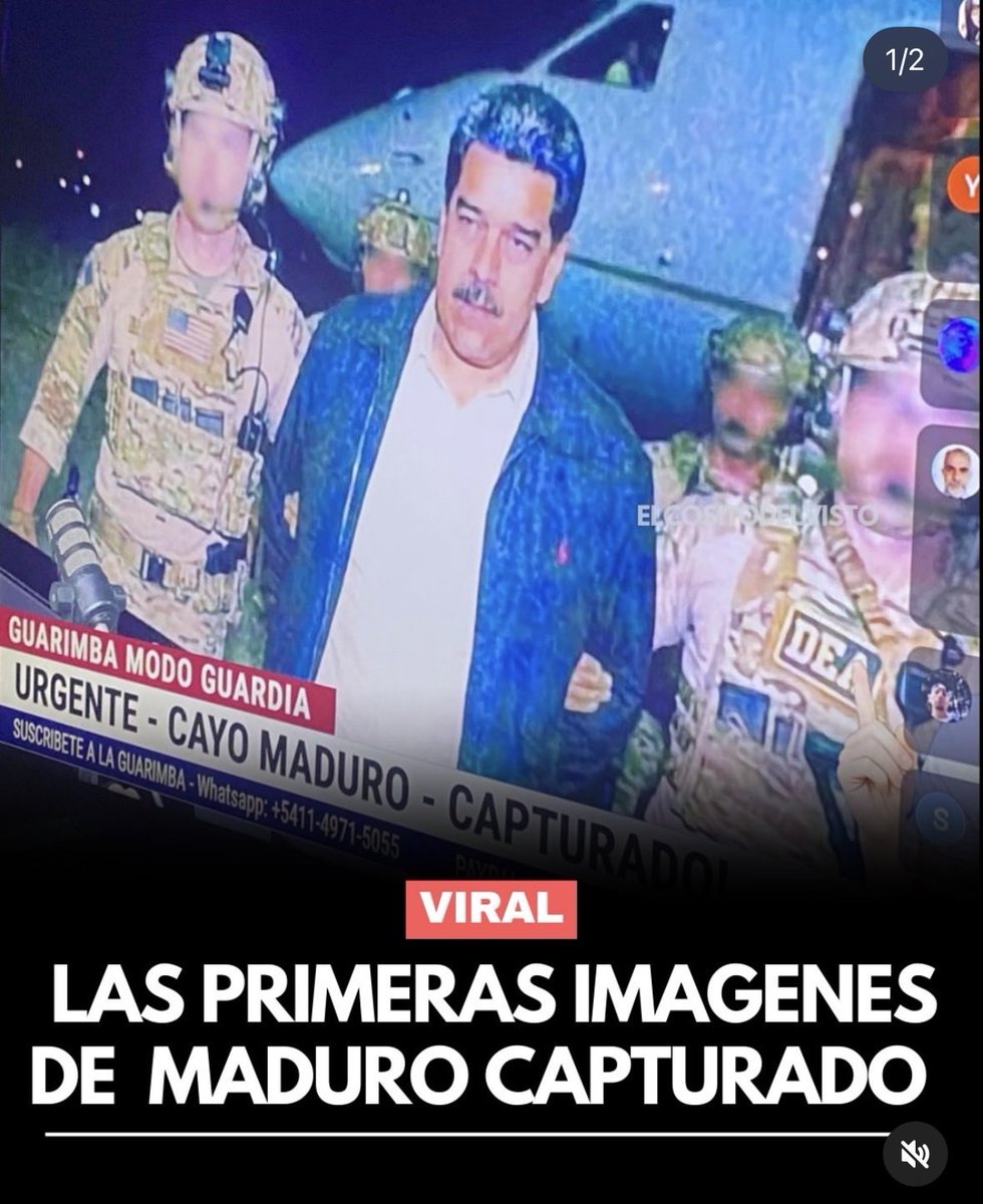 Maravilloso por todos los venezolanos, por quienes han tenido que escapar de su país para estar a salvo, por el resto del mundo. Ya no más del narcodictador de Maduro. Desde hoy libertad para Venezuela. 👏💪🙏