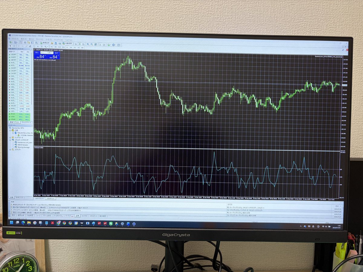 今年は自動売買(EA)運用を上手くできるように頑張る。今日ウェブ上の無料EAをダウンロードした。これをベースに自分のトレードをEAに落とし込んで改善していく予定。上手くいくかは分かりませんが🙃  #FX自動売買