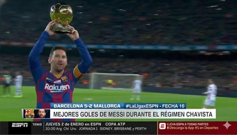 GonDelColo's tweet image. Maduro es capturado

ESPN en el acto: