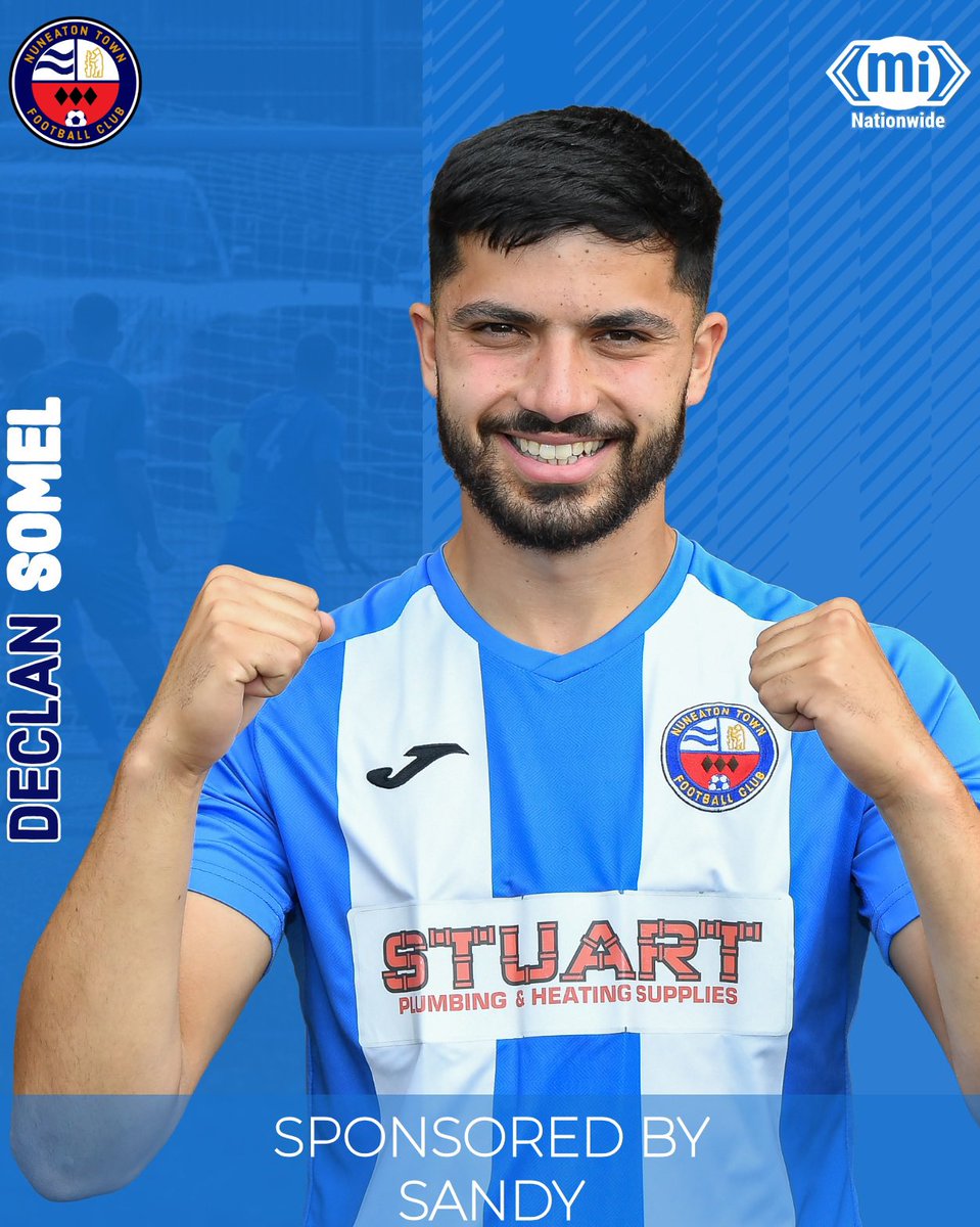 68’ SUBSTITUTION | Town are forced into a change after Declan Somel takes a boot to the face

2-0