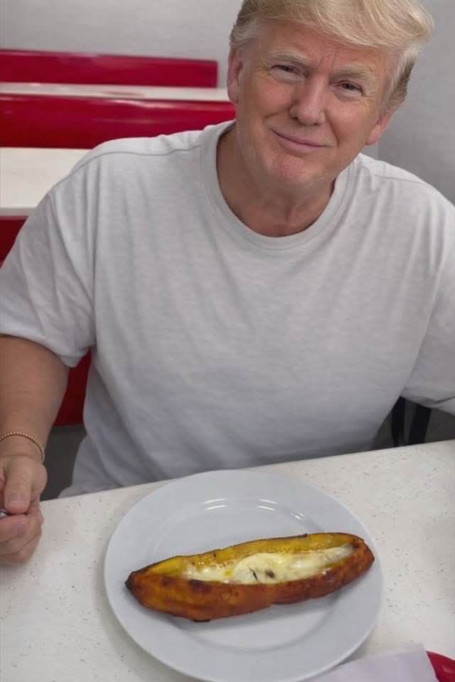 Hoy el desayuno fue maduro