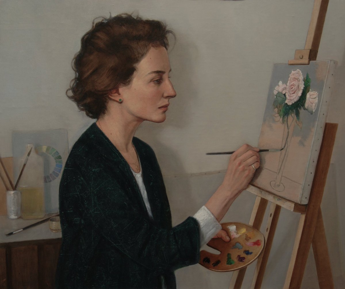 SBartner's tweet image. Something I've been working on. Oil on linen panel, 51 cm. x 61 cm.