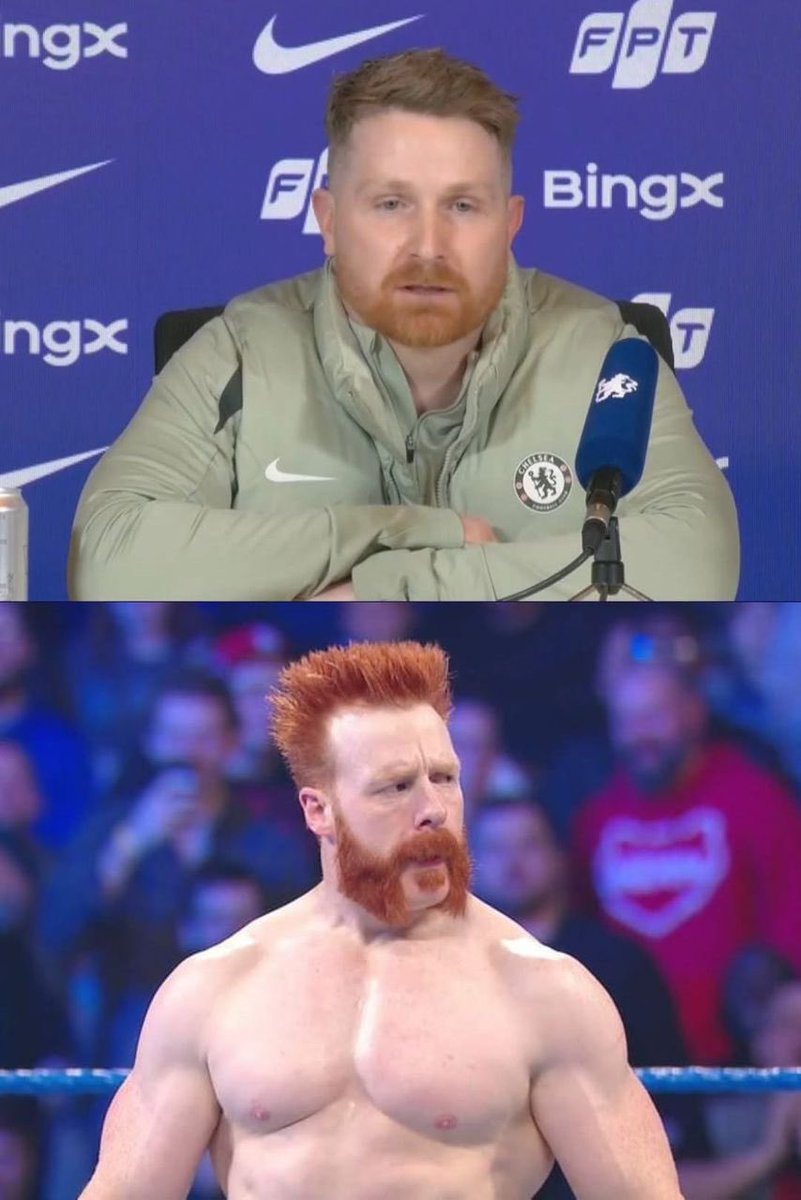 With Sheamus as our coach to face Man City, we are winning this game any means possible