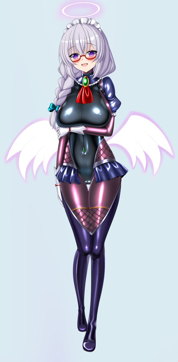 オリジナル魔法天使ちゃんその9,10人目です!
今回のコンセプトは対魔忍風メイドとロリお嬢様スク水衣装風です☺️
最初親子設定のキャラにしようと思ったけど、この形に収まりました!
集合絵も置いておきます! 