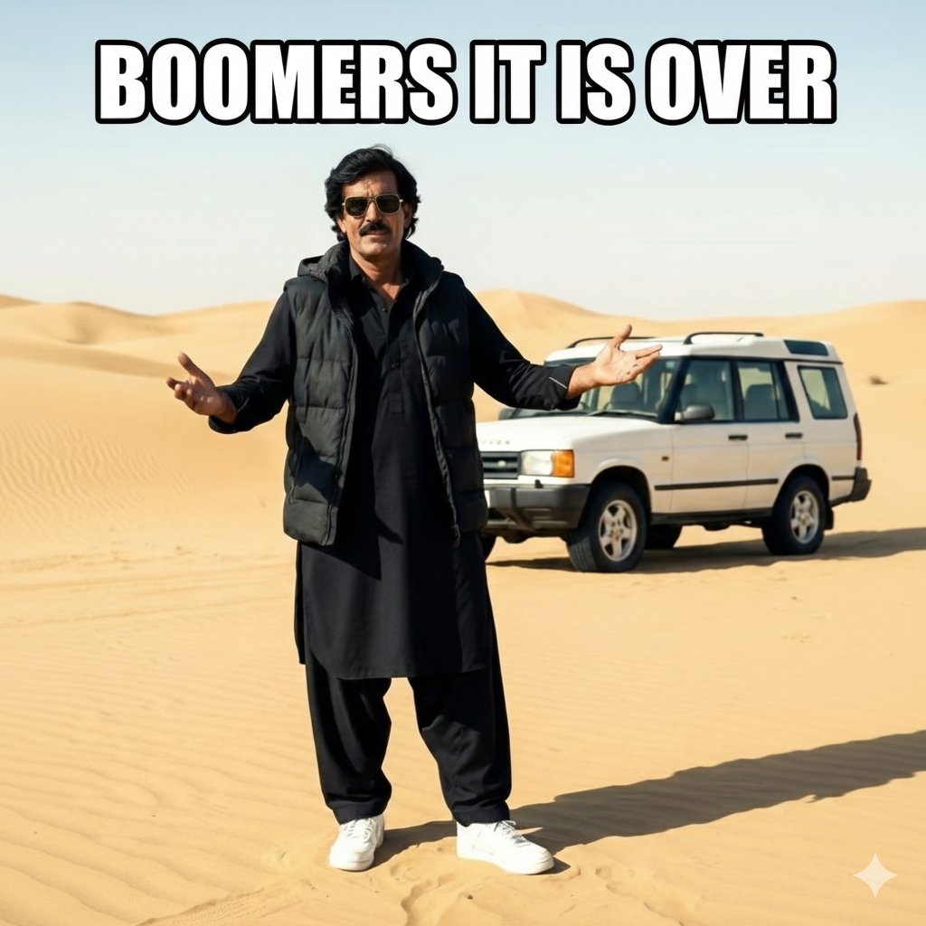 #ItIsOver
#Boomers Gen z