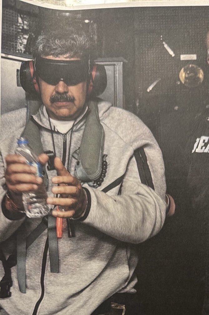 BREAKING: President Trump releases first image of Nicolás Maduro in U.S. custody after capture in...