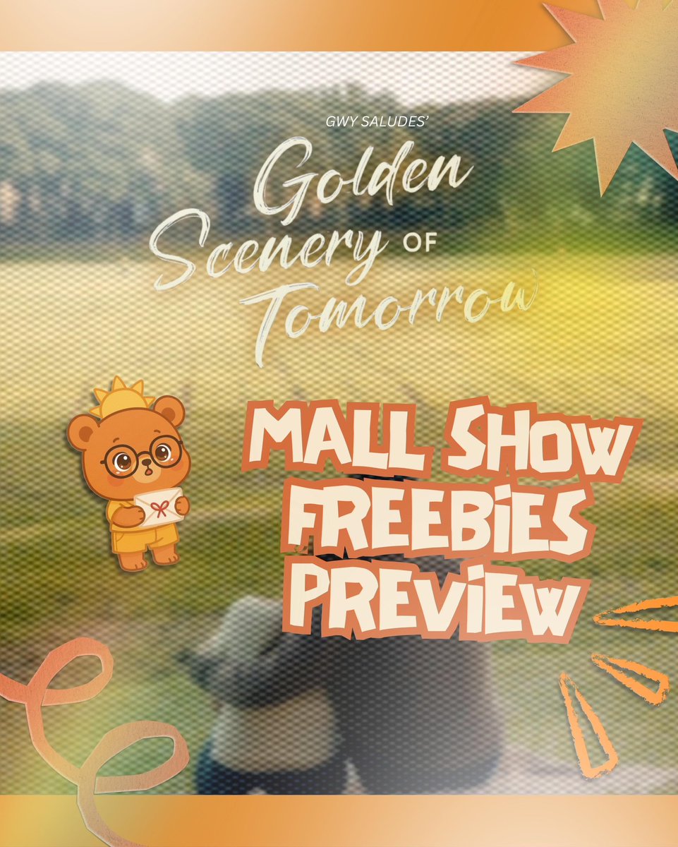 wilbea_ofc's tweet image. WILBEARS, MAG-INGAY SA LOVEGUNA!! 📣🐻

Sharing our freebies and props for tomorrow’s first GSOT mall show! Spot us—mga cute na oso na maingay—and grab yours 🧡

Kita-kits tomorrow! Let’s spread the love and kilig with our dearest bear-ents. Thank you to our generous Ninang for…