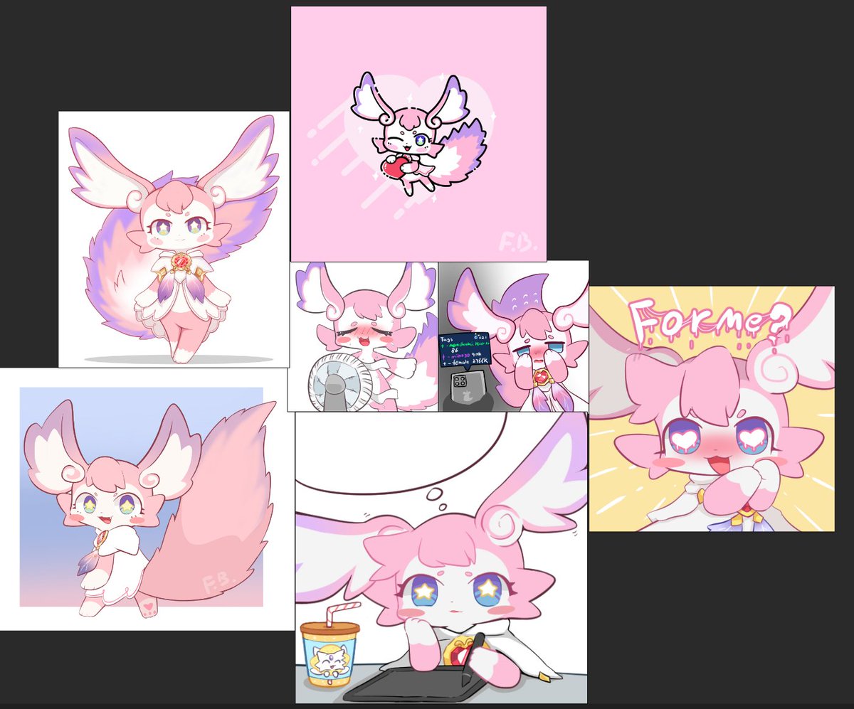 这是我目前画过的最好的一版迷迷了)